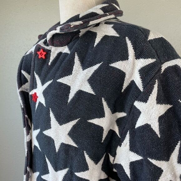 Roaman’s American Flag Themed Jacket EUC - Picture 5 of 8